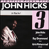 John Hicks / Yesterdays (Is That so?) (POCY-30082)