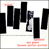 Horace Parlan / Speakin' My Piece Horace Parlan Quintet (TOCJ-4043)